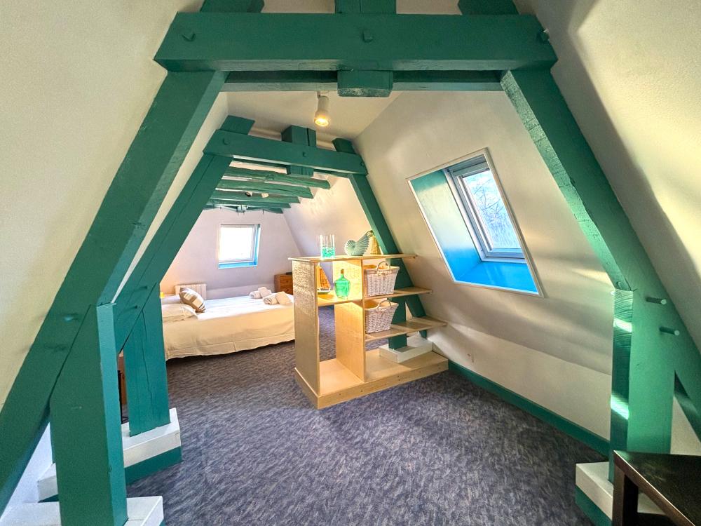 The third double bedroom at upper floor is a paradise for children!