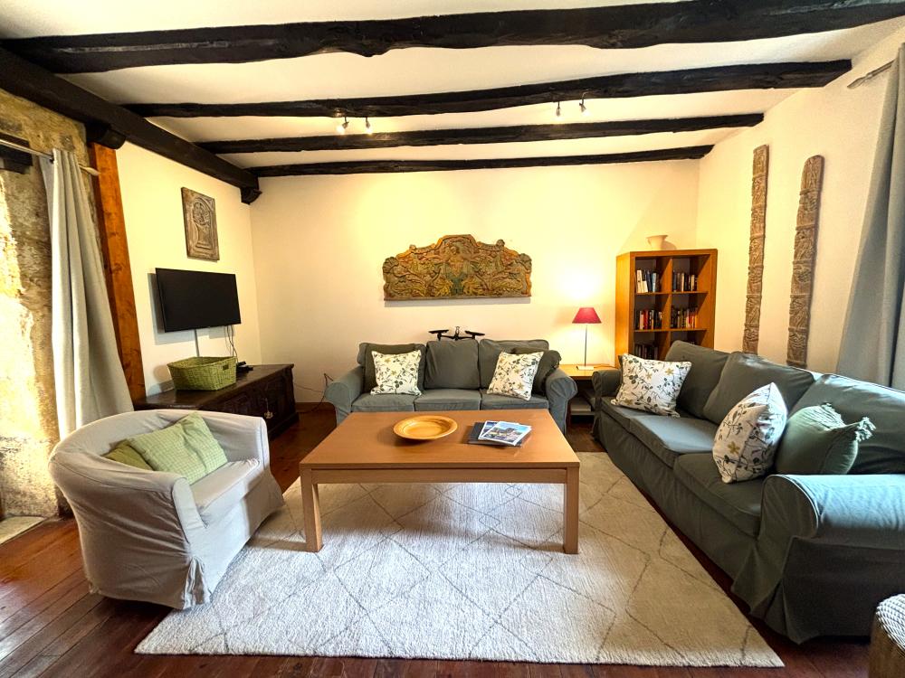 The light and bright living room 
