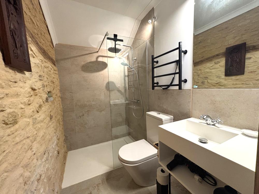 and a newly fitted shower room