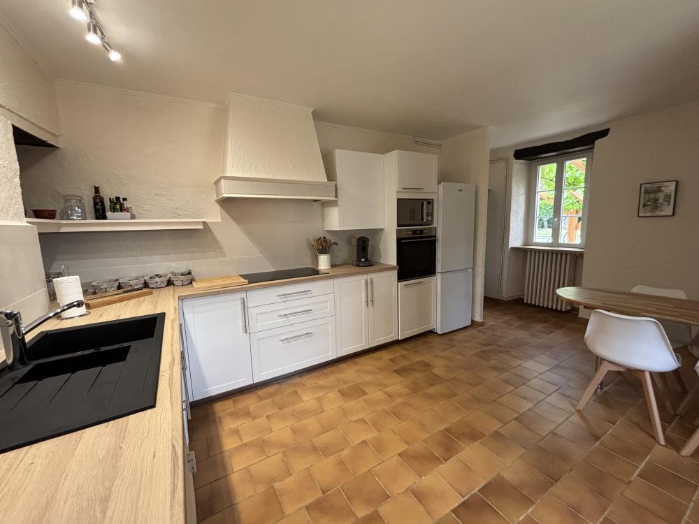 La Fermette - the newly fitted kitchen 