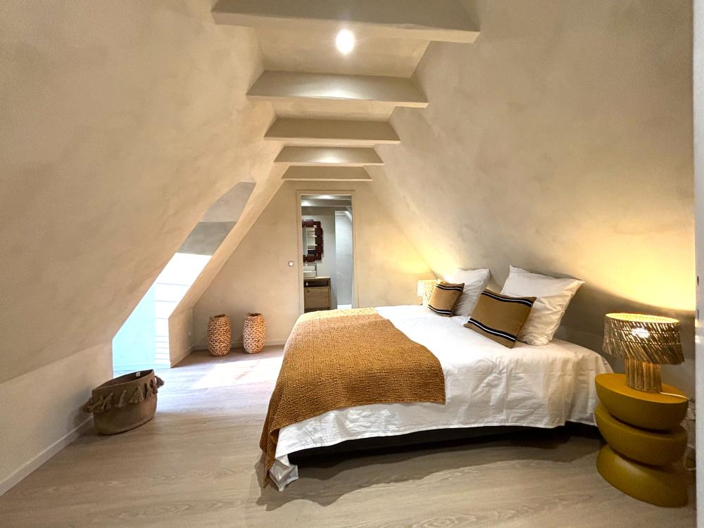 The ensuite bedroom LES BELLES DAMES on the groundfloor ( at Kitchen's side)