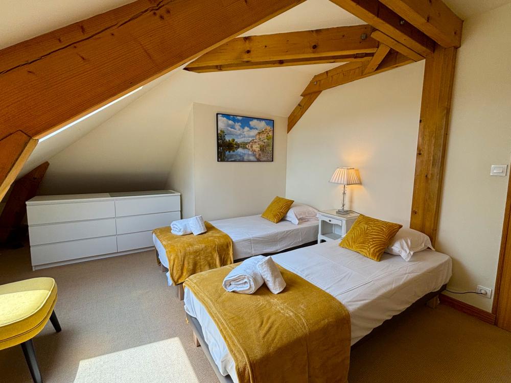 The bedroom Beynac at 1st floor 