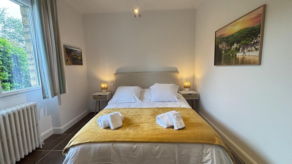 The bedroom CASTELNAUD on the groundfloor 