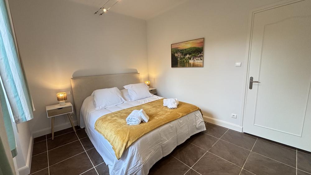 The bedroom CASTELNAUD on the groundfloor 