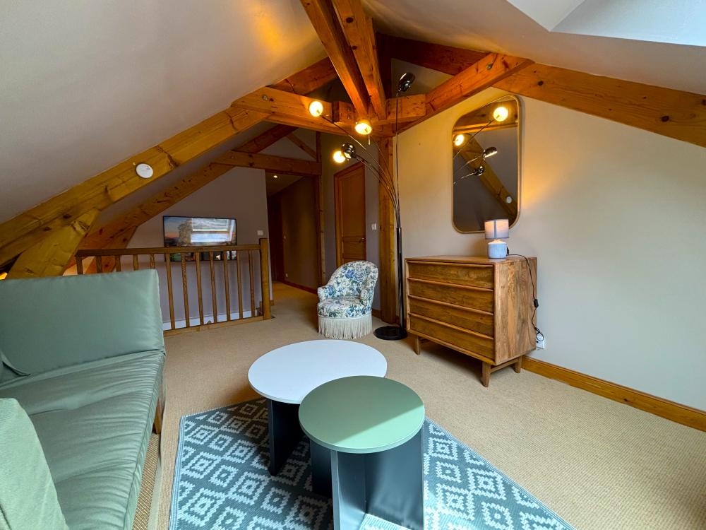 The cosy area on the first floor landing 