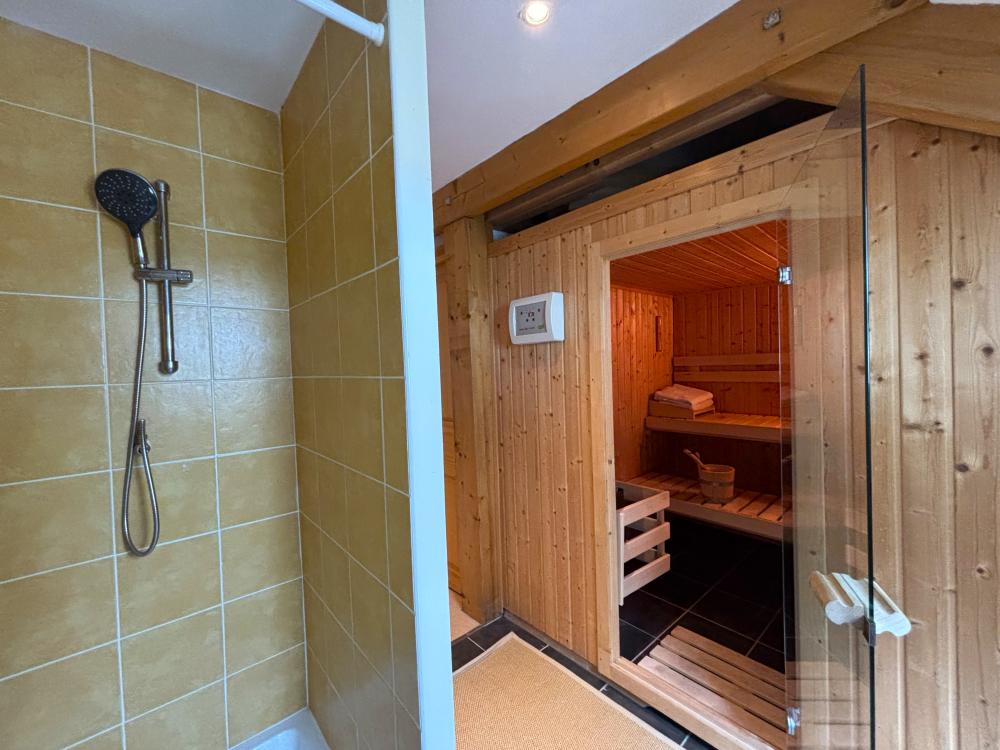The sauna at first floor