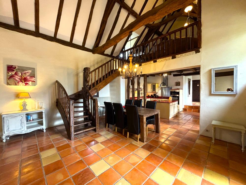 The formal dining area 