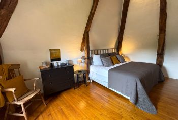the master bedroom