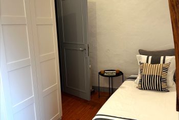 The twin bedroom