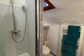 the adjacent shower room