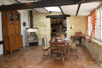 The dining room