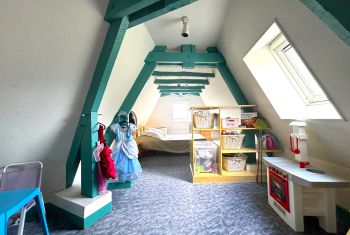 The third double bedroom at upper floor is a paradise for children!