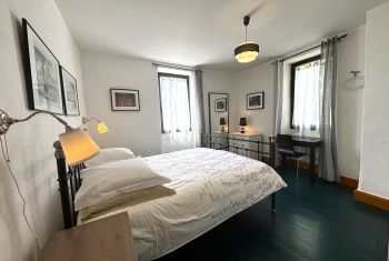 The spacious master bedroom at 1st floor