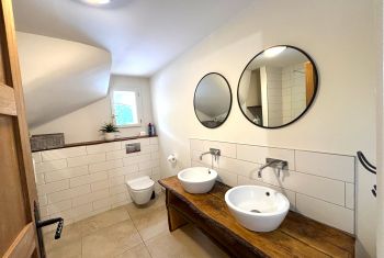 The shower room on the groundfloor