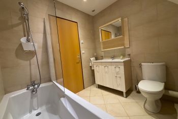 they share a family bathroom