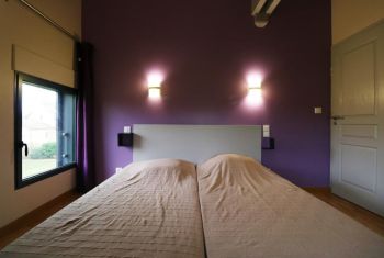 Beynac tabacco barn - the twin bedroom 