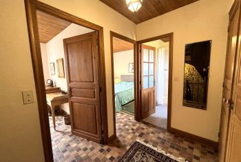 the second sleeping area is set above the kitchen 
