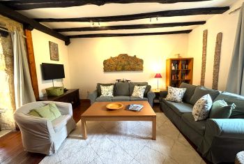 The light and bright living room 