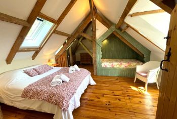 The top floor double bedroom