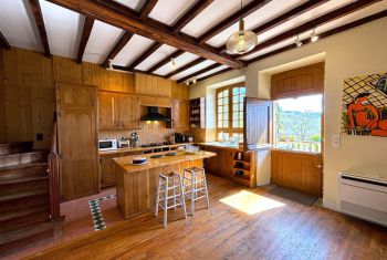 The fully equipped kitchen