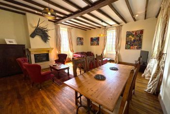 with dining table