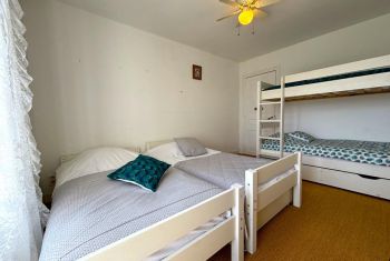 with twin and bunk beds