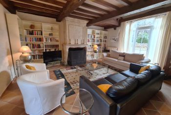In winter - Large lounge in La Métairie