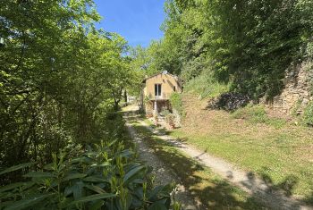 La Falaise is clinging to a hillside, only 2 minutes walk from Domme 
