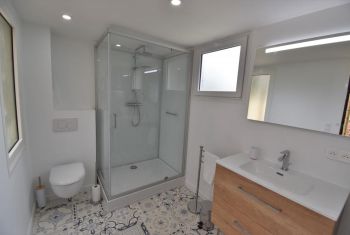 The ground floor shower room