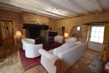 La Fermette - the living/dining room