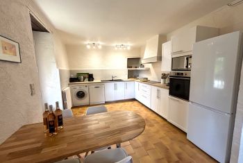 La Fermette - the newly fitted kitchen 