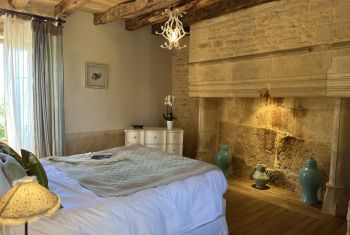 La Mansarde - the CELADON ensuite bedroom at 1st floor
