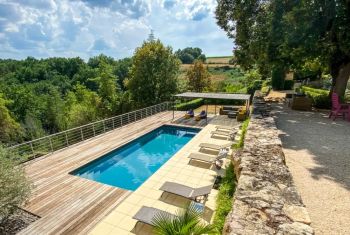 The private heated pool 