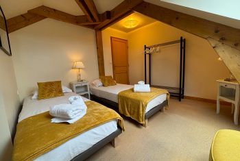 The bedroom Beynac at 1st floor 