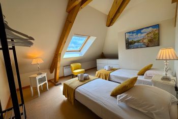 The bedroom Beynac at 1st floor 
