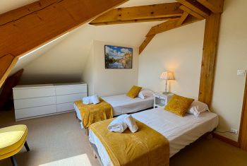 The bedroom Beynac at 1st floor 