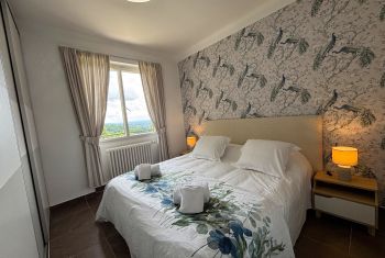 The bedroom SARLAT on the groundfloor 