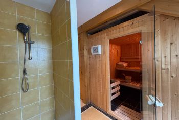 The sauna at first floor