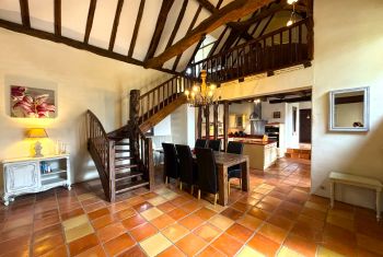 The formal dining area 