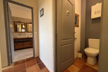 and separate toilet